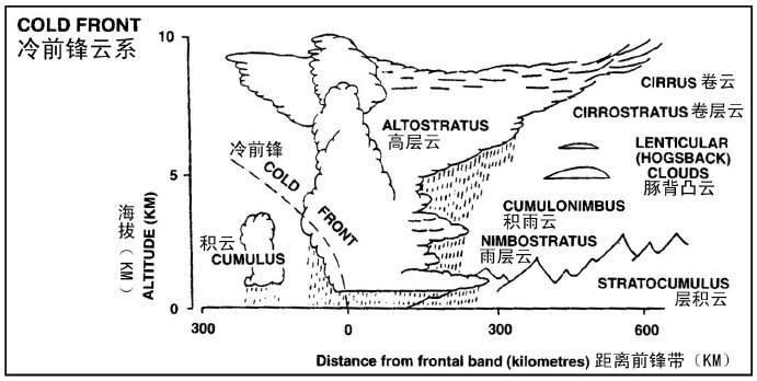冷前锋云系